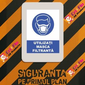 Indicator Utilizati masca filtranta, Sticker autocolant - Img 3
