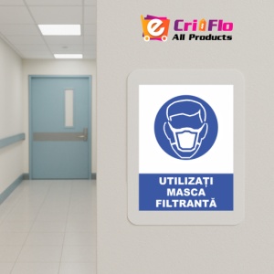 Indicator Utilizati masca filtranta, Sticker autocolant - Img 5