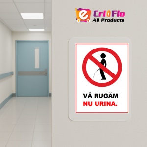 Indicator Va rugam nu urina, Sticker autocolant - Img 5