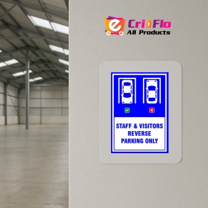 Indicator Vehicle reverse parking awareness sign, Sticker autocolant - Img 4