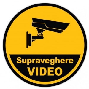 Indicator Video, Sticker autocolant