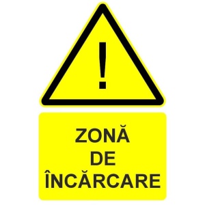 Indicator Zona de incarcare indicator de avertizare, Sticker autocolant