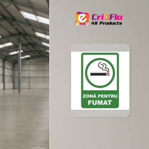Indicator Zona pentru fumat, Sticker autocolant - Img 4
