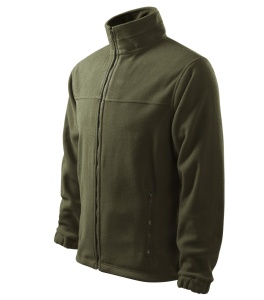Jacheta polar barbati de culoare military