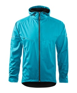 Jacheta softshell pentru barbati de culoare turcoaz