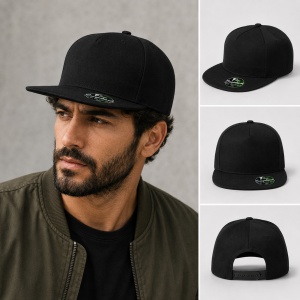Șapcă bărbați snapback Malfini 301 5P RAP, 100% bumbac, cozoroc drept, reglabilă, 7 culori - Img 13