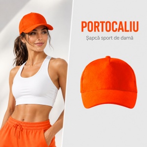 Șapcă Damă Sport din Bumbac, Reglabilă cu Cataramă și Cozoroc Curbat – 5P 307 - Img 26
