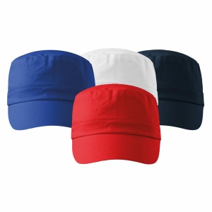 Imagine de prezentare pentru sapca unisex latino si culorile disponibile albastru, ,rosu, alb, negru