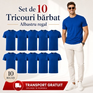 Set 10 Tricouri Bărbat în Aceeași Nuanță, Malfini, 100% Bumbac, 145 g/m², Guler Rotund, 26 Culori, Mărimi S–3XL - Img 11