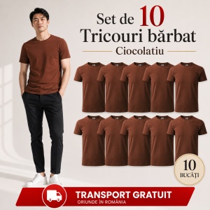 Set 10 tricouri bărbat Malfini Basic Clasic, 100% bumbac, regular fit, 48 culori, mărimi XS–5XL - Img 12