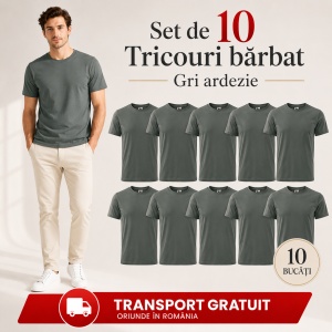 Set 10 tricouri bărbat Malfini Basic Clasic, 100% bumbac, regular fit, 48 culori, mărimi XS–5XL - Img 22
