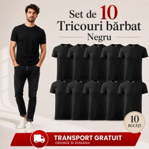 Set 10 tricouri bărbat Malfini Basic Clasic, 100% bumbac, regular fit, 48 culori, mărimi XS–5XL - Img 31