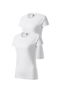 Set 2 tricouri femei 134, un tricou alb, un tricou diferite culori - Img 1