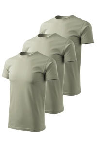 Set 3 tricouri de culoare gri deschis