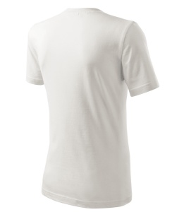 Tricou alb barbat simplu din bumbac 100%