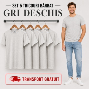 Set 5 tricouri bărbat Malfini Basic Clasic, 100% bumbac, regular fit, 48 culori, mărimi XS–5XL - Img 25