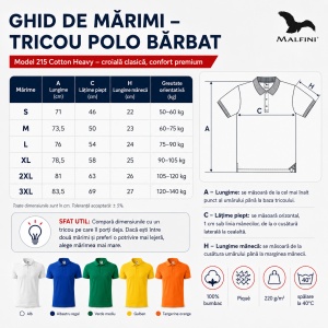 Set 5 tricouri POLO pentru barbati,100% Bumbac, 215 - Img 4