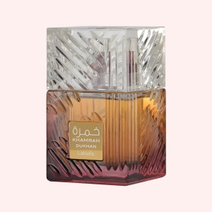 Set parfum Lattafa Khamrah Dukhan 100ml, parfum Arabesc, Barbati, Gentuta cosmetice - Img 13