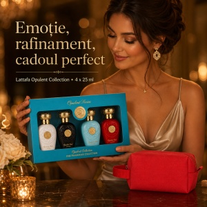 Set Parfumuri Lattafa Opulent Collection, Opulent Oud, Opulent Musk, Opulent Red, Opulent Dubai, 4x 25 ml, Parfumuri Arabesti, Gentuta Cosmetice - Img 5