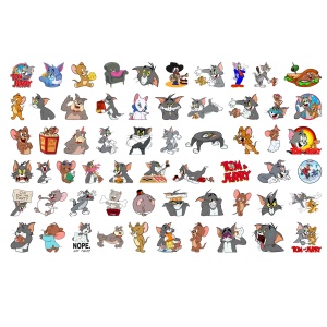 Set stickere autoadezive Tom si Jerry - Img 3