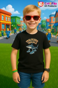 Shark Brainrot ** Tricou Tralalero Tralala Copii | Dama | Barbat