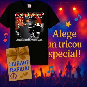 Tricou 50 Cent - Stop Pose, muzica Hip-Hop / Rap, Dama | Barbat | Copii, Culoare Negru - Img 15