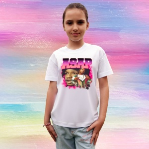 Tricou A$AP Rocky - Pink Glow, muzica Hip-Hop / Rap, Dama | Barbat | Copii - Img 10