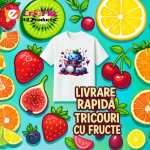 Tricou Afine amuzant de vara tobosar, Fructe, Copii | Dama - Img 12