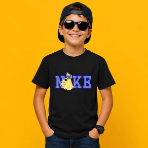 Tricou Alba Ca Zapada Snow White Princess Blue Glitter Urban Typography, din bumbac 100%, tricou negru, Copii | Dama | Barbat - Img 3