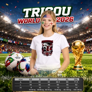 Tricou Aleksandar Mitrovic Serbia World Cup Fifa 2026, din bumbac 100%, tricou alb, Copii | Dama | Barbat - Img 8