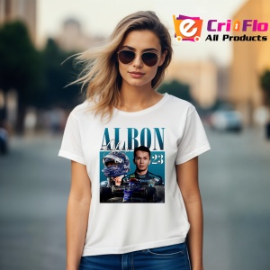 Tricou Alex Albon Portret Si Masina Red Bull Formula 1, Copii | Dama | Barbat