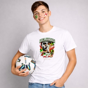 Tricou Alireza Jahanbakhsh Iran World Cup Fifa 2026, din bumbac 100%, tricou alb, Copii | Dama | Barbat - Img 3