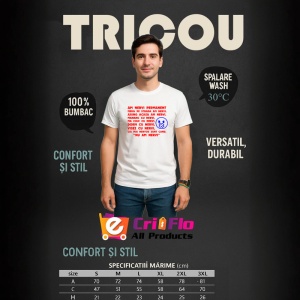 Tricou am nervi permanent mesaj comic pentru cei iritati usor, Copii | Dama | Barbat - Img 5