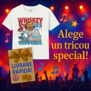 Tricou Andrew Santino - Whiskey Ginger, muzica , Dama | Barbat | Copii - Img 4