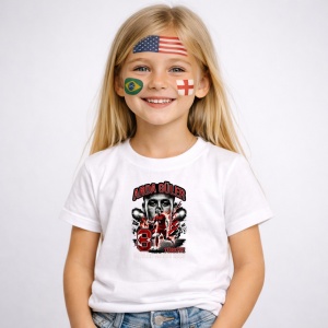 Tricou Arda Guler Turkey World Cup Fifa 2026, din bumbac 100%, tricou alb, Copii | Dama | Barbat