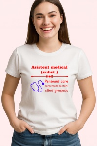 Tricou asistent medical definitie amuzanta despre doctori, Copii | Dama | Barbat - Img 3