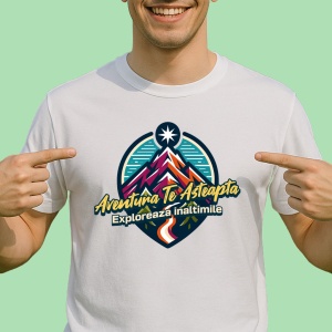 Tricou Aventura te asteapta, Exploareaza Inaltimile - Copii | Dama | Barbat - Img 1