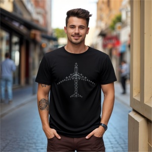 Tricou Avioane Atacand Negru, Copii | Dama | Barbat - Img 8