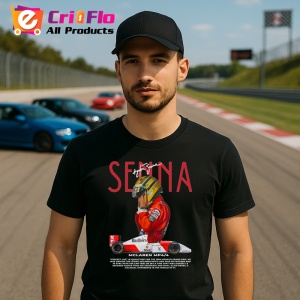 Tricou Ayrton Senna Colaj Istoric Masina Rosie Formula 1 Retro, Copii | Dama | Barbat