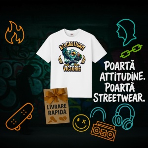 Tricou Azi Castigam, Victorie - Victory Runs Through Us - Copii | Dama | Barbat - Img 5