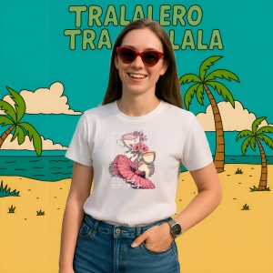 Tricou Ballerina Cappucina Japane ** Tralalero Tralala Copii | Dama | Barbat - Img 11
