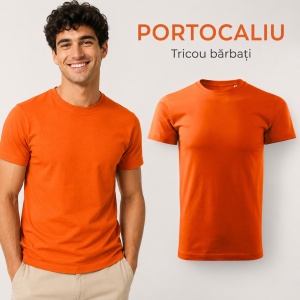 Tricou Bărbat Basic Free, 100% Bumbac, Guler Rotund, Croială Tubulară, S–3XL, 18 Culori - Img 24