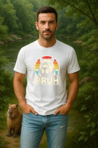 Tricou Barbat CapyBara - BRUH 3 - Img 2