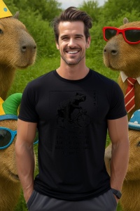 Tricou Barbat CapyBara - E prea tarziu, deja sunt capybara - Img 4
