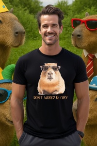 Tricou Barbat CapyBara - Nu iti fa griji - Img 4
