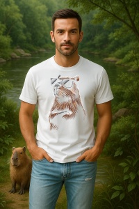Tricou Barbat CapyBara - Ochelari de soare - Img 2