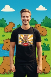 Tricou Barbat CapyBara - Ramen - Img 3