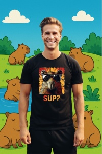 Tricou Barbat CapyBara - Sup? - Img 2