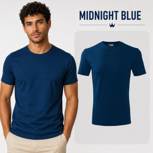 Tricou Bărbat Classic Basic New, 100% Bumbac, 145 g/m², Guler Rotund, 26 Culori, Mărimi S–3XL - Img 25