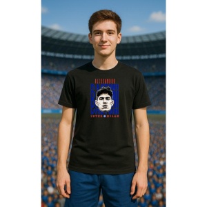 Tricou Barbat cu Fotbalistul Alessandro Bastoni - Inter Milano v1 - Img 3